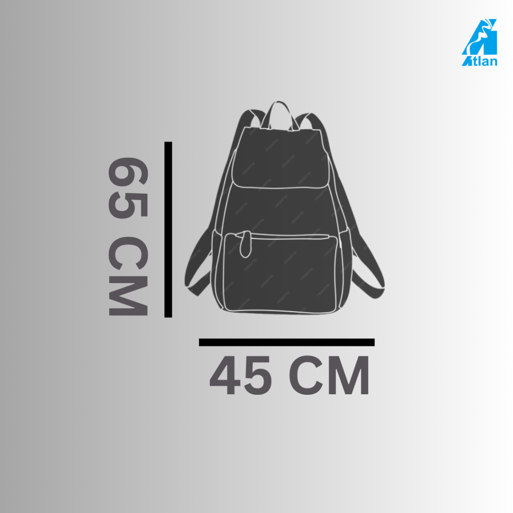 RB ATLAN Tas Renang Sport Jaring Motif Monothone Black