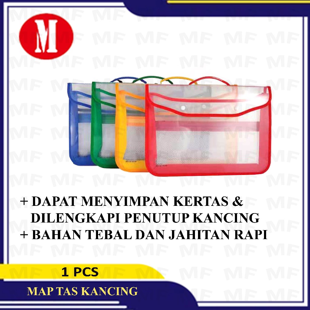 

Map Plastik Zipper Bag Kancing 2