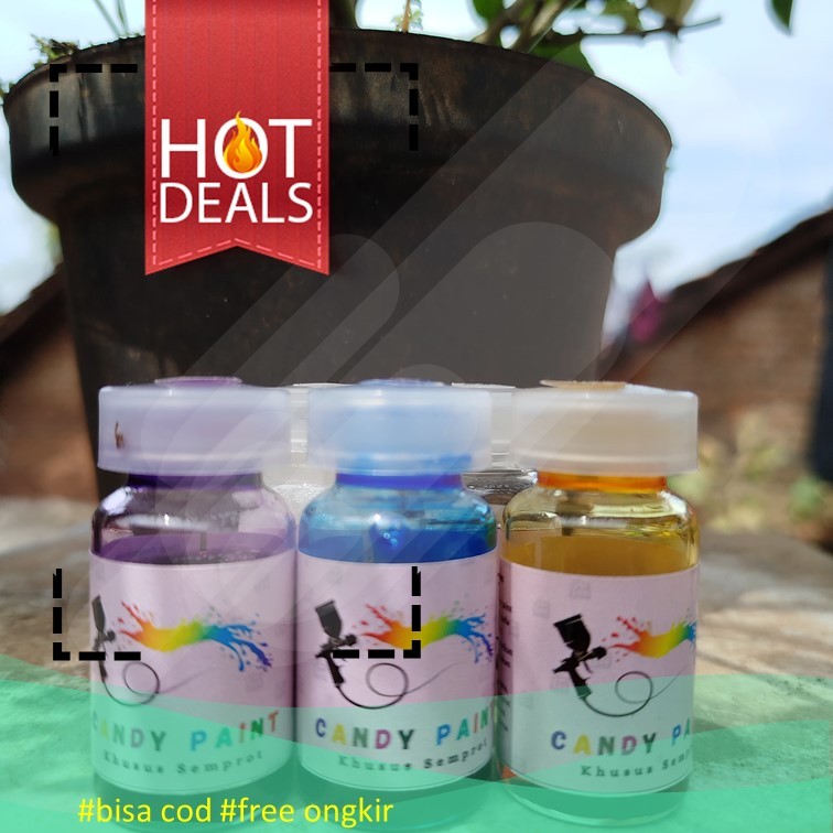 (SEMPROT) 12,5 ML Cat Pewarna Logam Besi Chrome Plastik Velg Mobil Motor Candytone