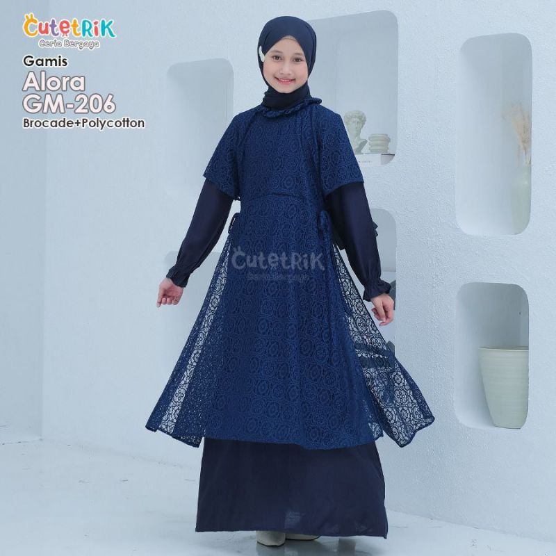 Gamis Pesta Mewah Anak Perempuan Cutetrik