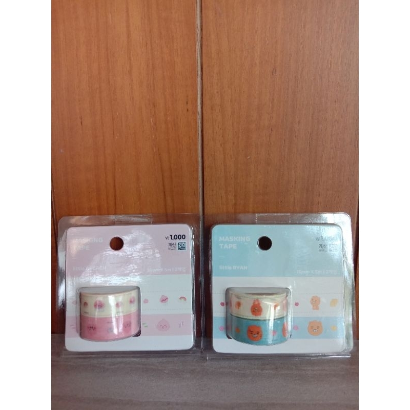 

Masking tape Daiso Peach, Ryan, Winnie the Pooh, hello