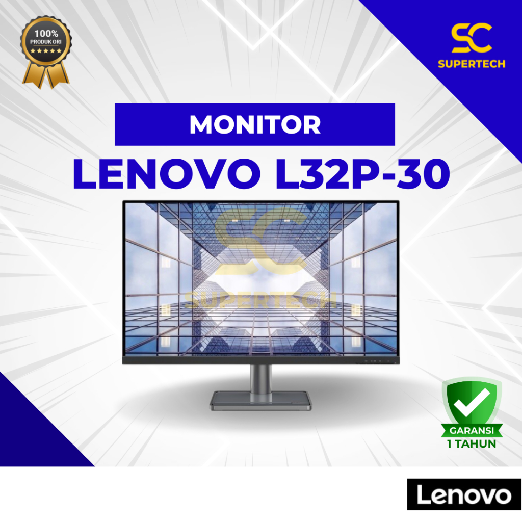 Monitor LED Lenovo L32P-30 IPS 4K