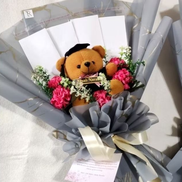 [RYLO.ID] Buket Boneka Bunga Kerangka Uang Kosong