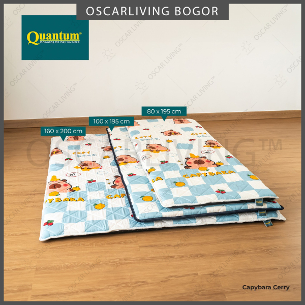Kasur Gulung / Kasur Lantai Quantum  Ukuran 160 x 200 cm Tebal 6 cm - Motif Seluruh Indonesia