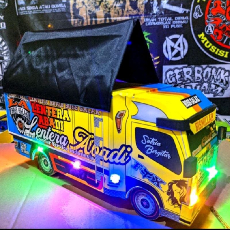 MINIATUR TRUK OLENG FUL LAMPU//MINIATUR TRUK OLENG TERLARIS//MINIATUR TRUK OLENG REMOT CONTROL//MINI