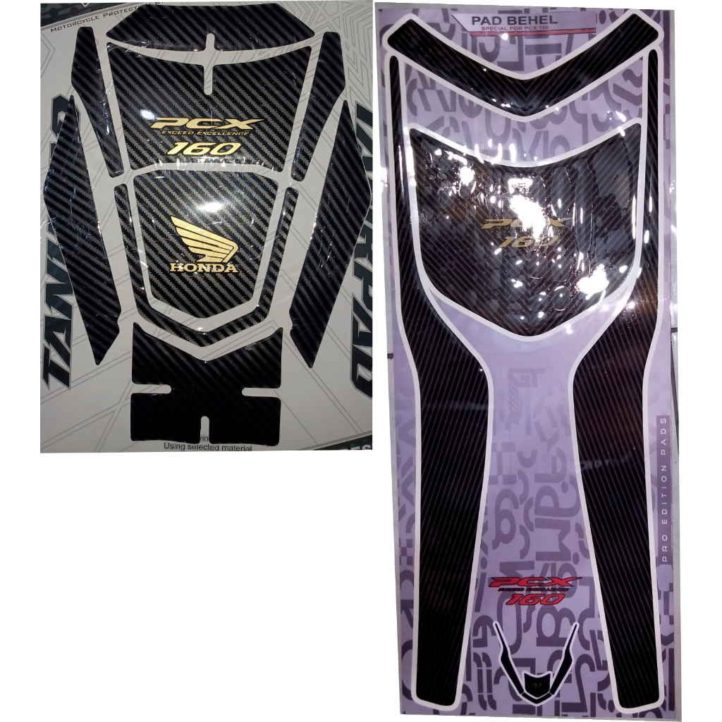 Honda PCX 160 Stiker Motor TANKPAD PCX 160 ABS , CBS , STIKER TIMBUL PELINDUNG DECPAD DAN STIKER PRE