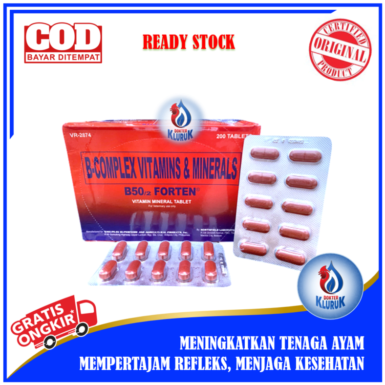 B50 Forten Original Vitamin Mineral Ayam