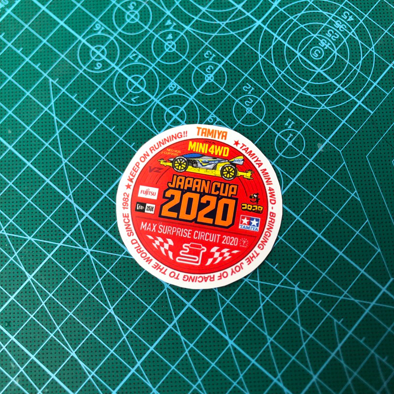 Stiker tamiya japan cup 2020