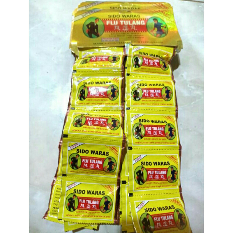 kapsul sido waras flu tulang