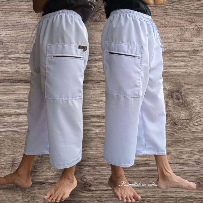 celana sontog pria celana 3/4 cingkrang pangsi sirwal komprang 3/4