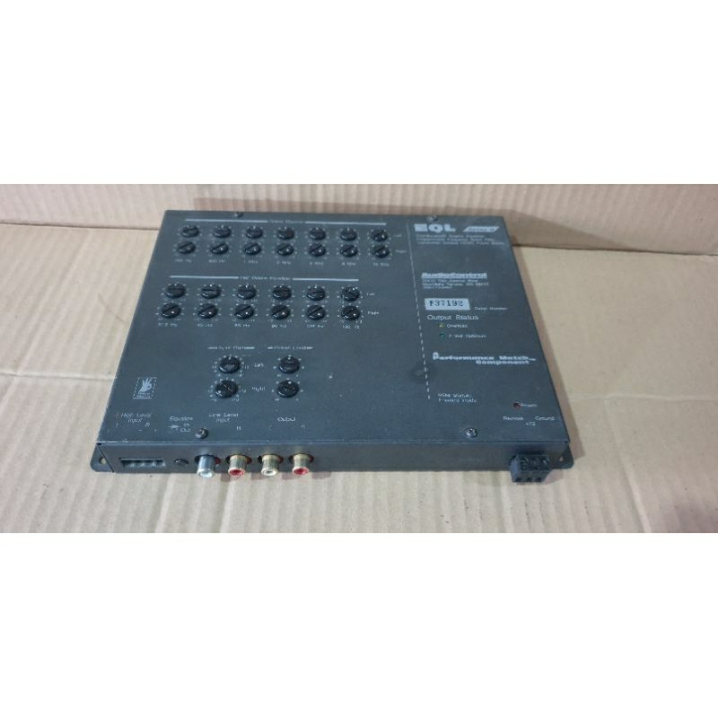 preamp audio control mobil dc12voll eql series made in Amerika second normal Siap pakai sudah di tes