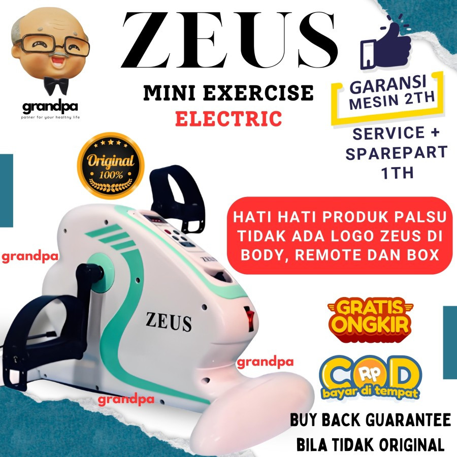 Zeus Mini Bike Electric Bike Sepeda Mini Sepeda Terapi Olahraga