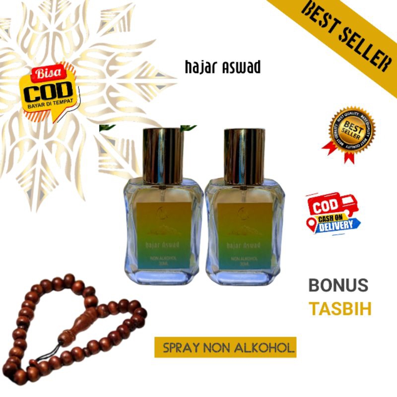 hajar Aswad parfum Arab asli minyak wangi sholat murni non alkohol