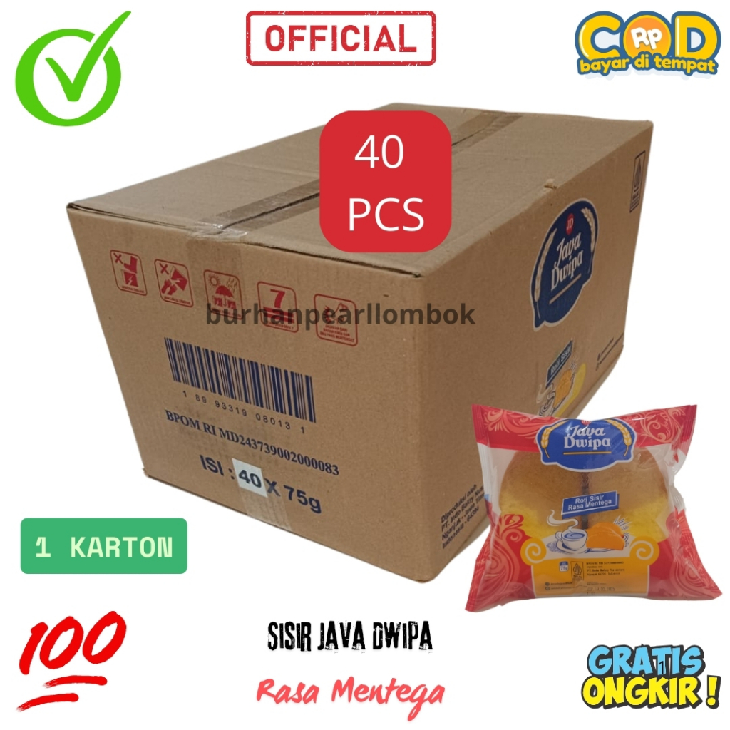

Roti Sisir Java Dwipa 40 Pcs Roti Bikin Kenyang