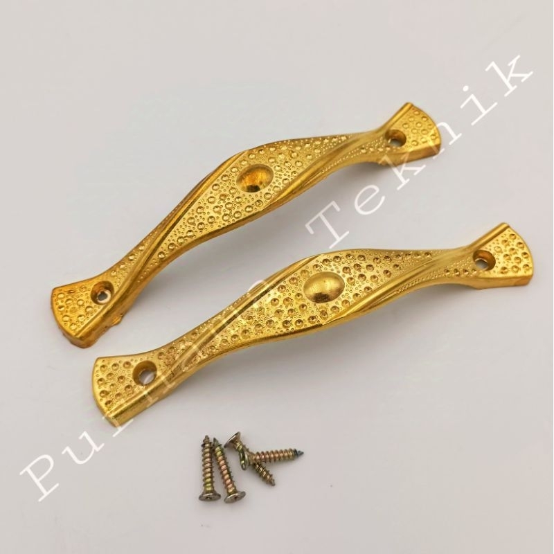 Tarikan Jendela Bintik Tarikan Laci Tarikan Lemari - Gold