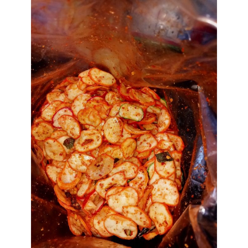 

SEBLAK KERUPUK BAWANG KEMPLANG PEDAS DAUN JERUK ISI 1000 GRAM