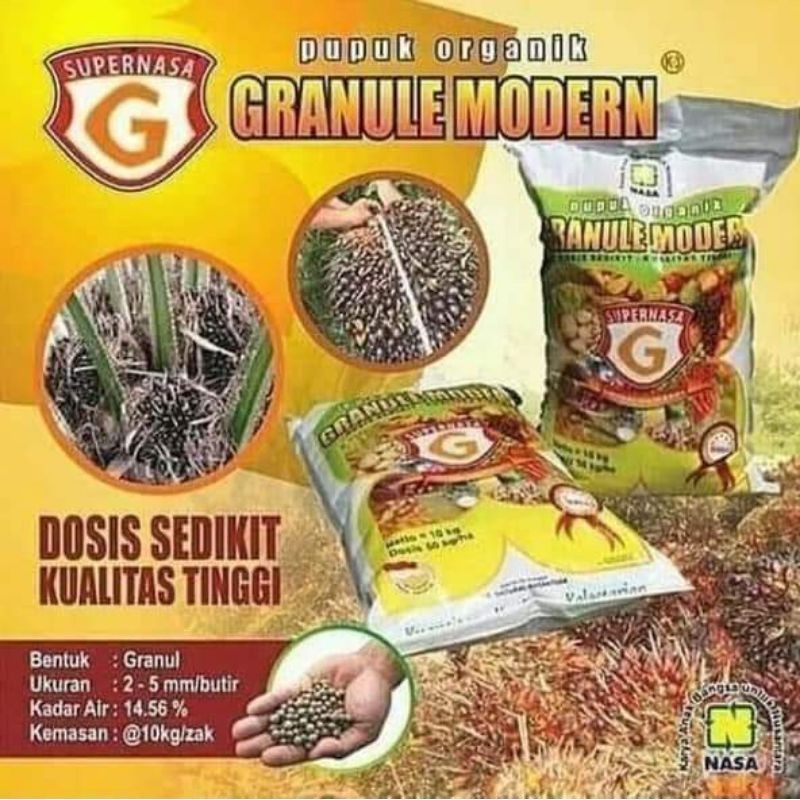 pupuk supernasa granul sgran kemasan 25kg - pupuk organik nasa