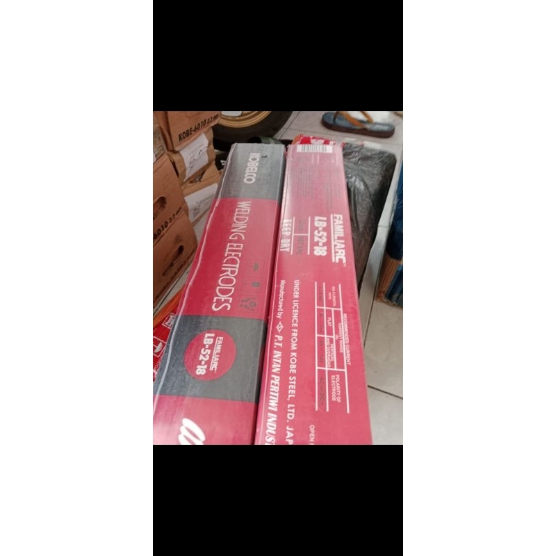 KAWAT LAS LB-52-18 KOBELCO Size,3.2mm AWS E7018 harga 1kg ISI 25BATANG