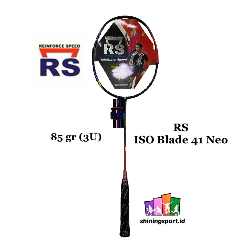 Raket Badminton RS ISO Blade 41 Neo (+ FREE KAOS & TOWEL GRIP 2 PCS)