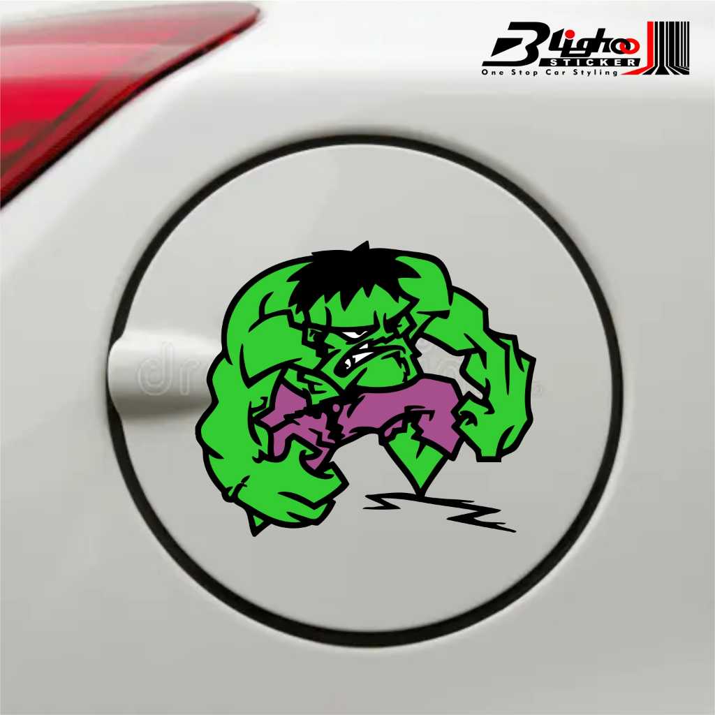 

BLIGHOO - STIKER HULK CARTOON WARNA CUTTING STICKER TANGKI MOBIL SUPER HERO MARVEL KEREN