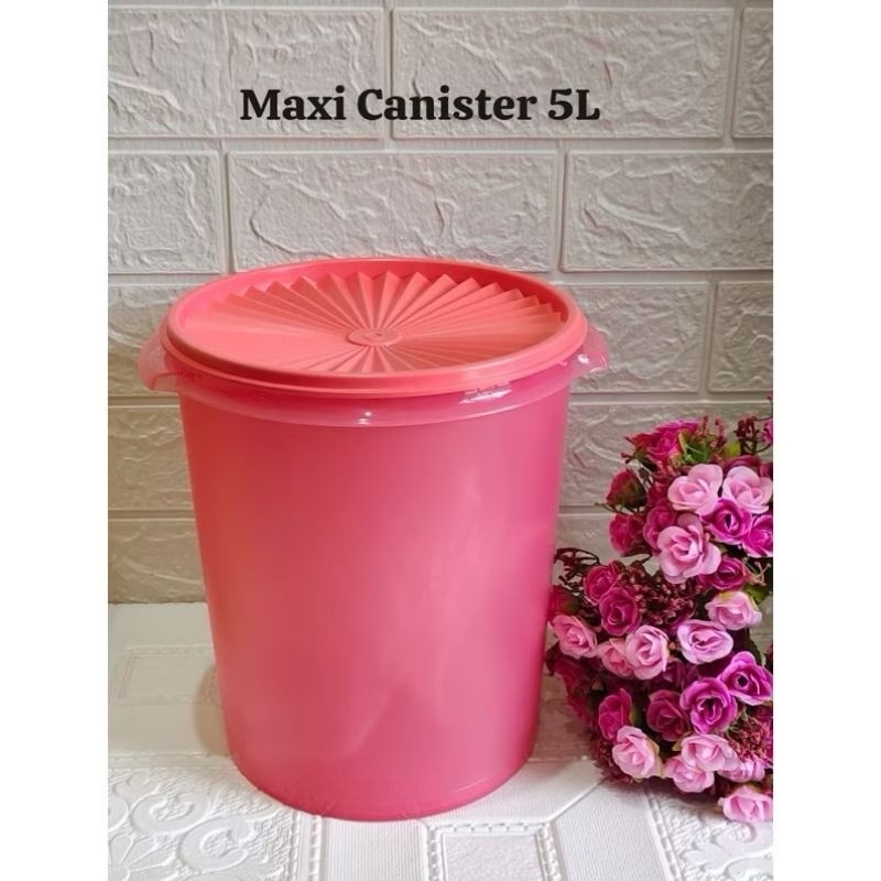 Toples Maxi Canister / Crispy Canister / Deco Canister Tupperware 1Pcs