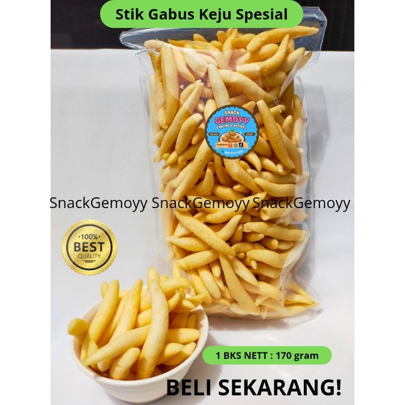 

Snack Gemoyy - 1 BAL CENDOL KEJU/GABUS KEJU/TELOR GABUS KEJU PREMIUM 1,8 kg