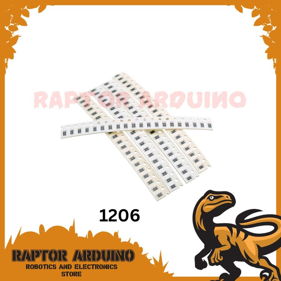 Resistor smd 1206 0R 0 Ohm Toleransi 1% tolerance 1 %