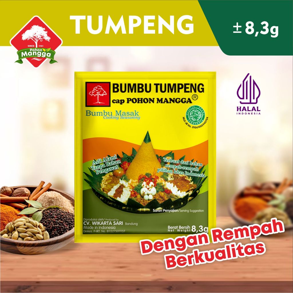 

Cap Pohon Mangga Bumbu Tumpeng / Nasi Kuning