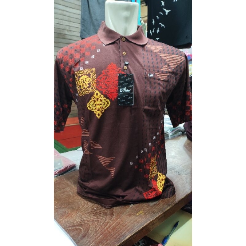 Biros kaos polo pendek berkantong Katun premium