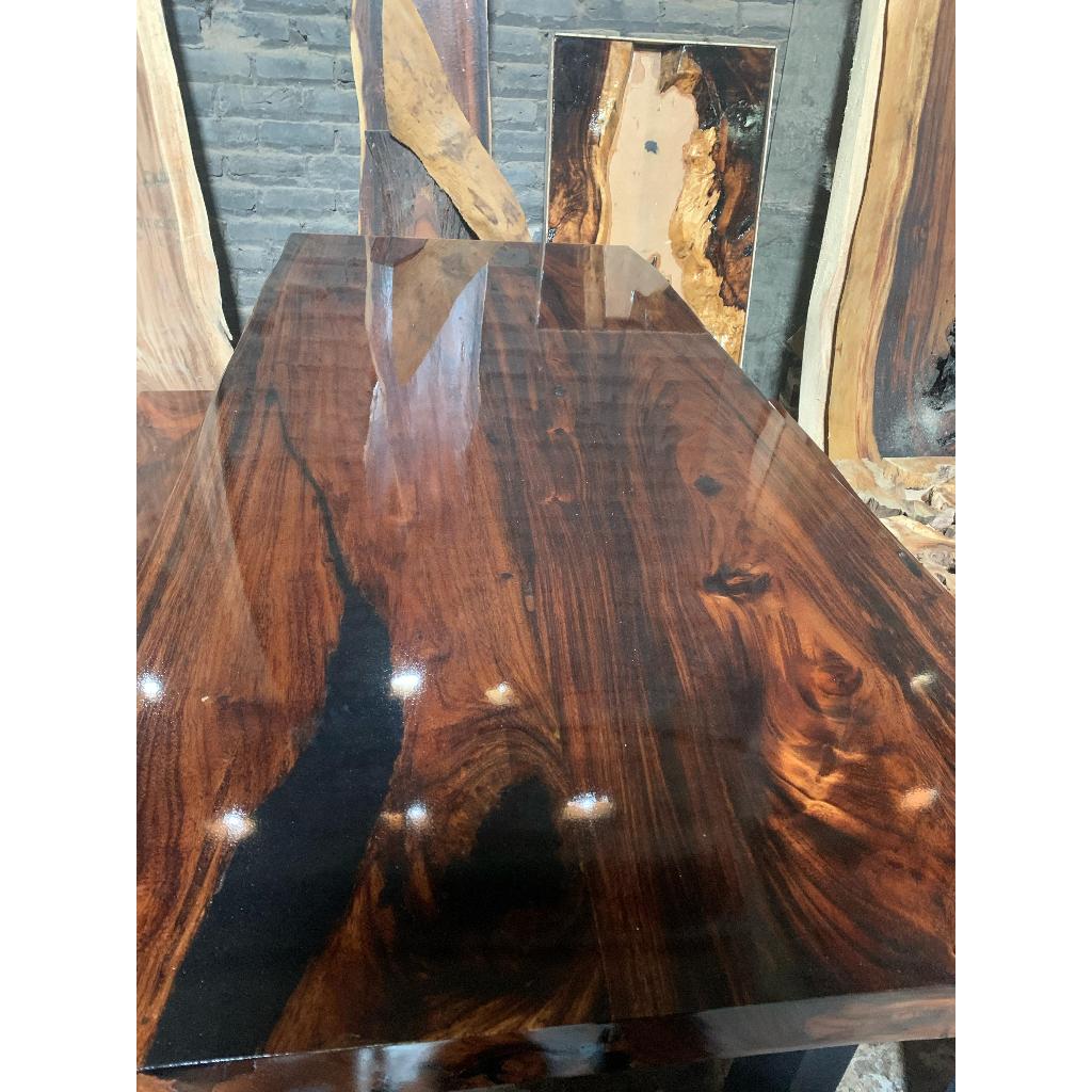 READY STOCK 1 SET MEJA MAKAN  meja makan meja resin meja makan resin meja epoxy