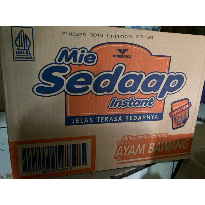MIE SEDAP AYAM BAWANG 1DUS