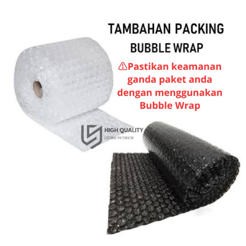 

TAMBAHAN PACKING BUBBLE WRAP KEAMANAN GANDA