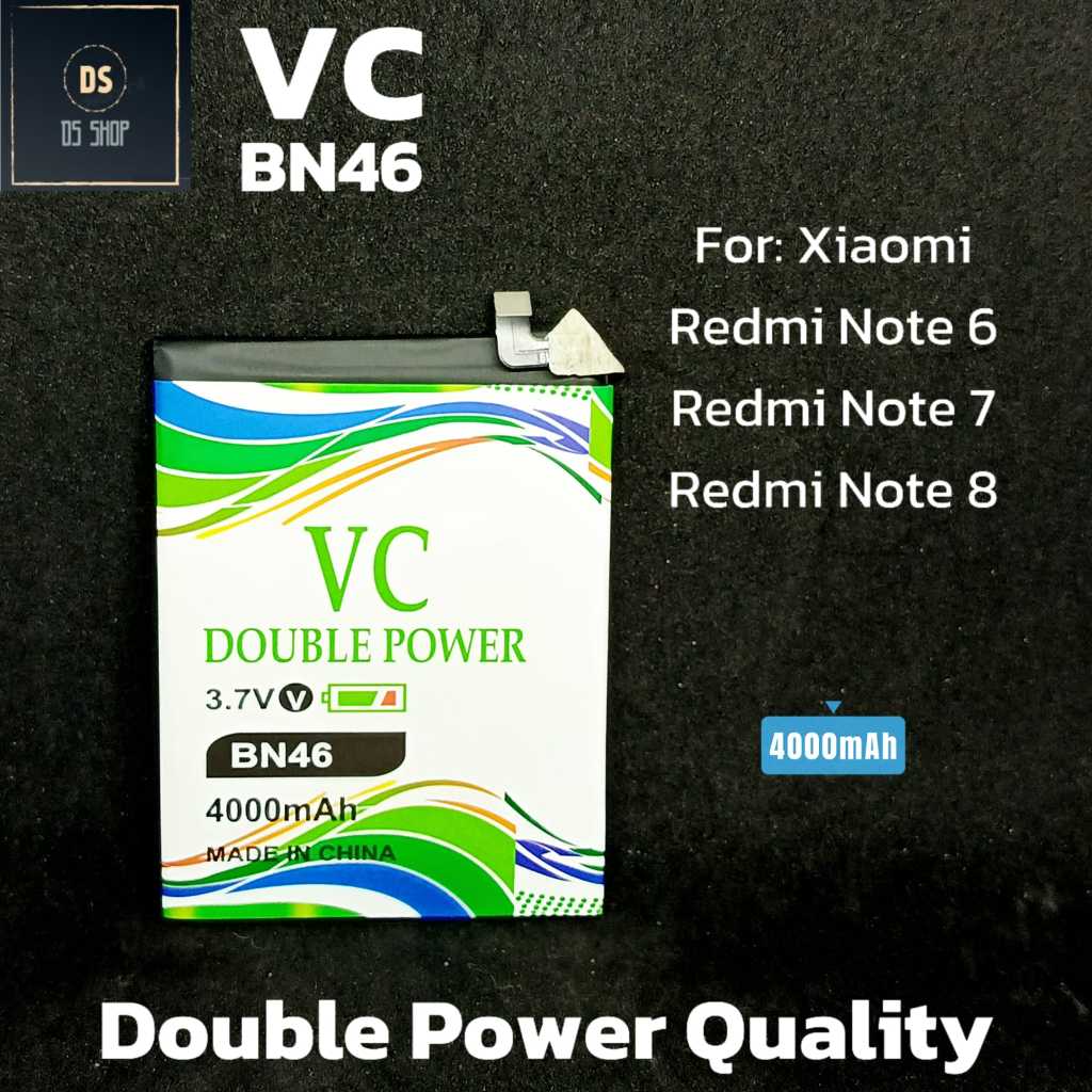 Baterai HP Xiaomi Redmi 7 Redmi Note 8 Redmi Note 6 BN46 BN 46 Ori Original Double Power VC Batre