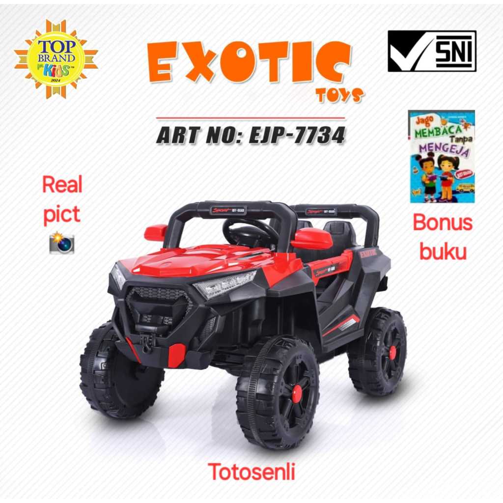 MOBIL AKI EXOTIC 7734 MOBIL ANAK ANAK TERMURAH