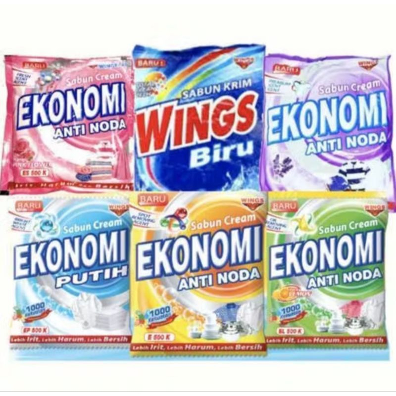 Sabun Colek Ekonomi/wings 1000 an kemasan 67 gr