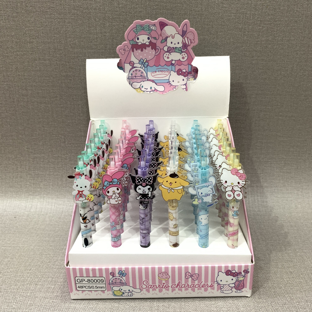 

Sanrio Characters Cute Ball Pen Per Pcs Pulpen Blue Gel Ketebalan 0.5mm