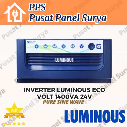 INVERTER LUMINOUS ECO VOLT1400VA 24V PURE SINE WAVE - LUMINOUS 1400VA 24V PURE SINE WAVE