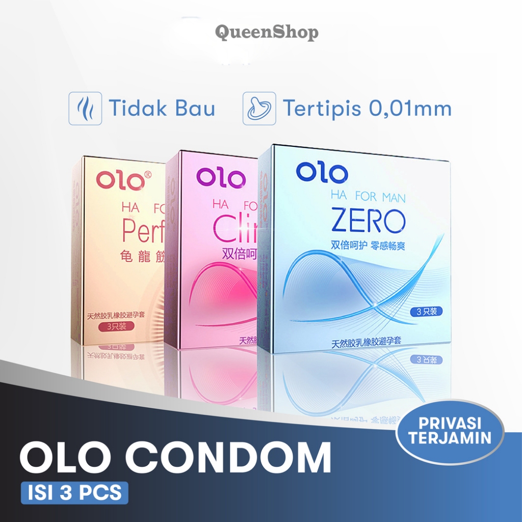Olo Kondom Zero Climax Performa 1 Box 3 pcs