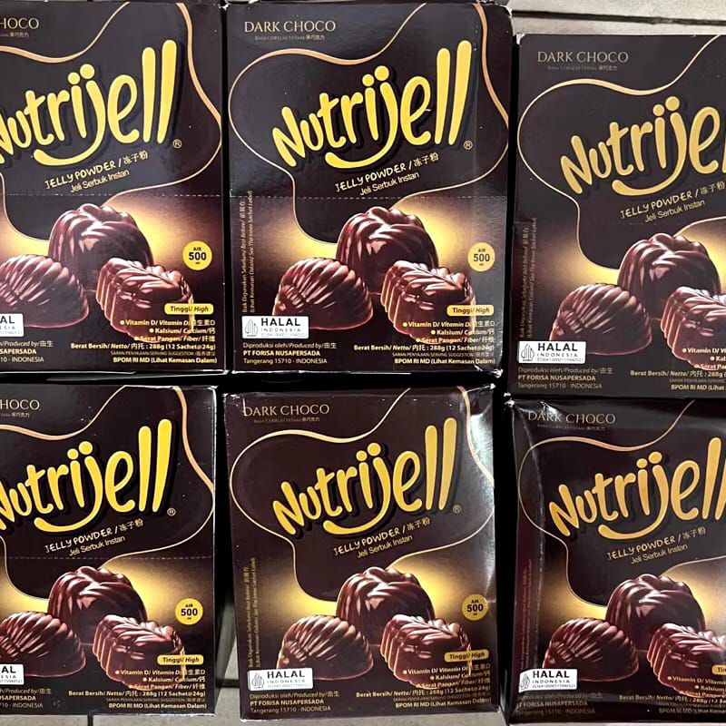 

Nutrijell Dark choco 24 gr X 12 pcs