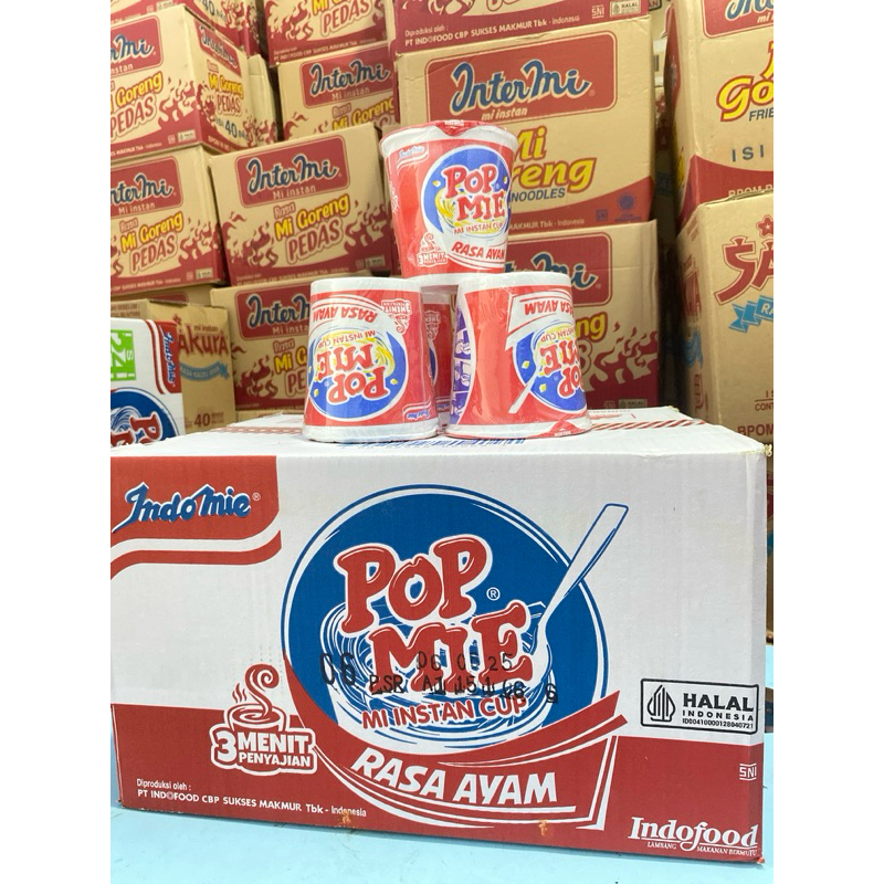 

POP MIE Jumbo 75 GRAM RASA AYAM DAN SOTO [1 DUS 24 PCS]