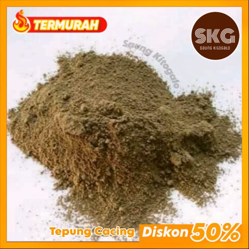 Tepung Cacing Bubuk Cacing Serbuk Ekstrak Cacing Tanah