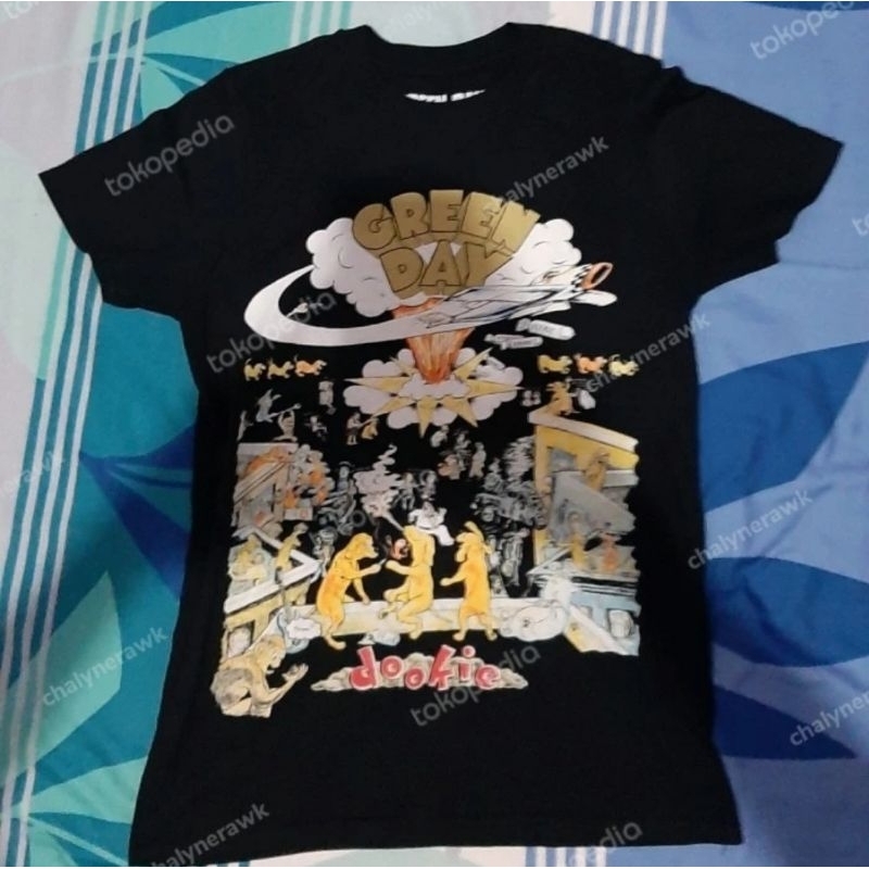 GREEN DAY kaos band dookie basket case insomniac