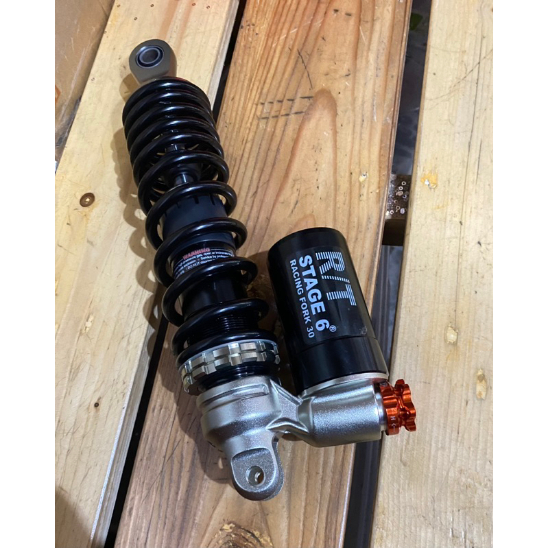 shock copy RT stage tabung bawah size 305mm click fungsi