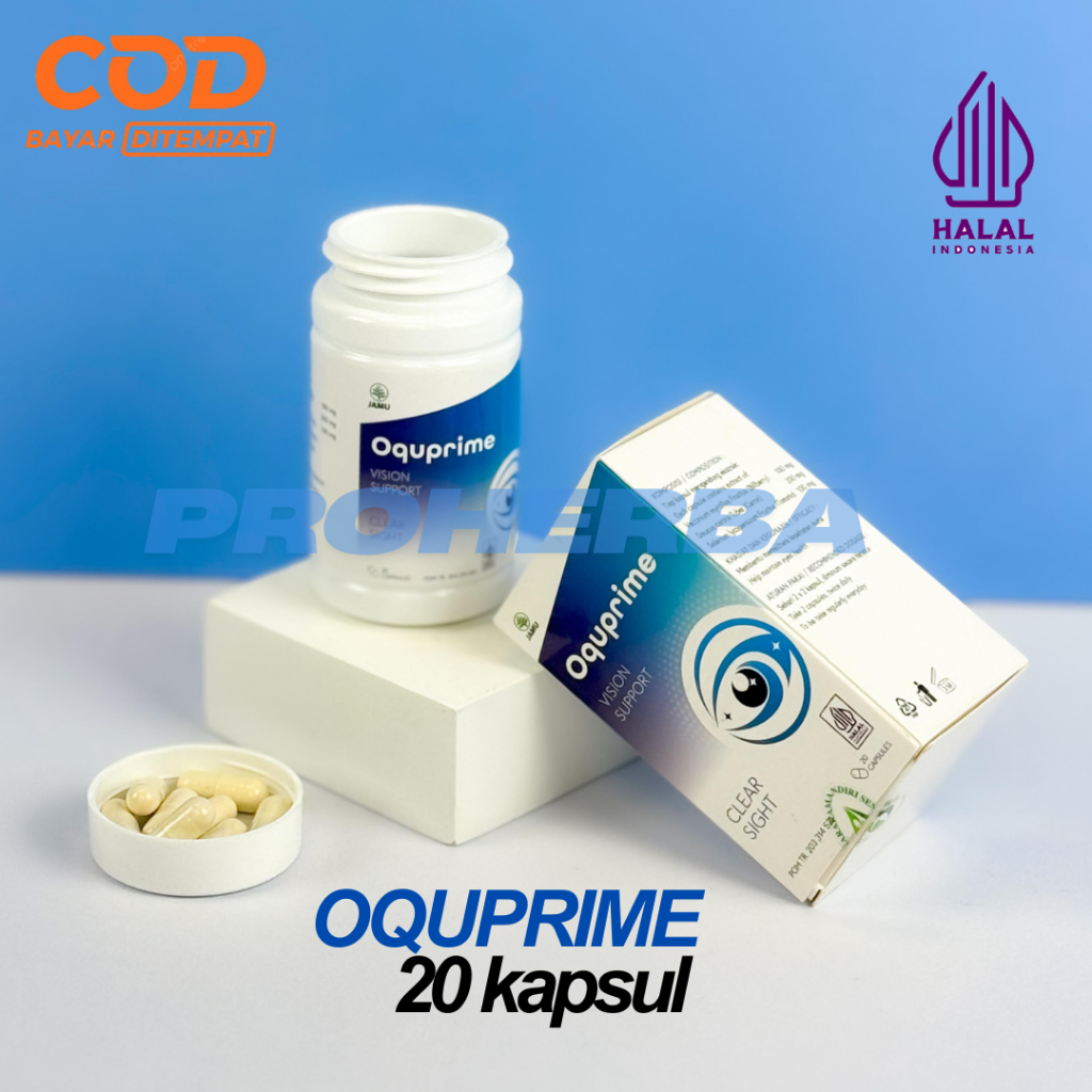 Oquprime Herbal Mata Original 20 Kapsul