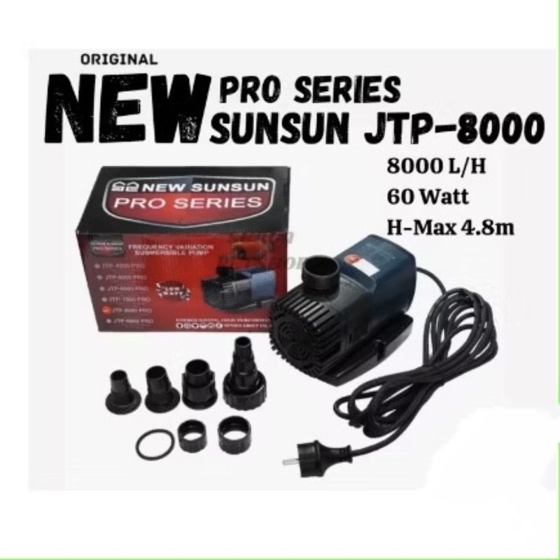 SUNSUN JTP 9000 PRO MESIN POMPA KOLAM IKAN LOW WATT
