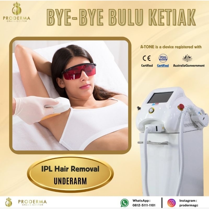 PRODERMA IPL UNDERARM HAIR REMOVAL | S&K BERLAKU