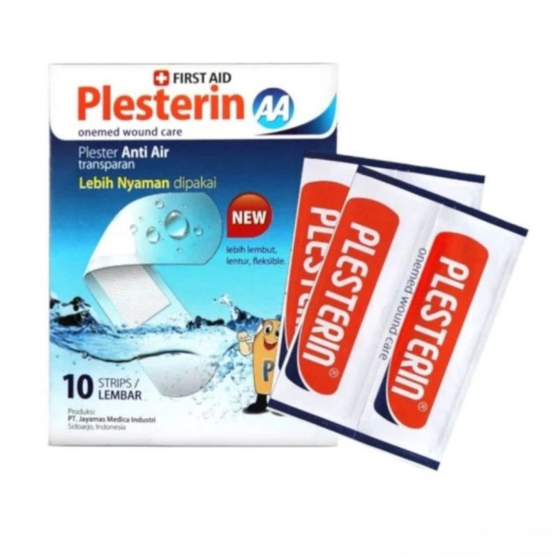 Plester Anti Air Transparan 10 Lembar Untuk Luka Hansaplast Bening