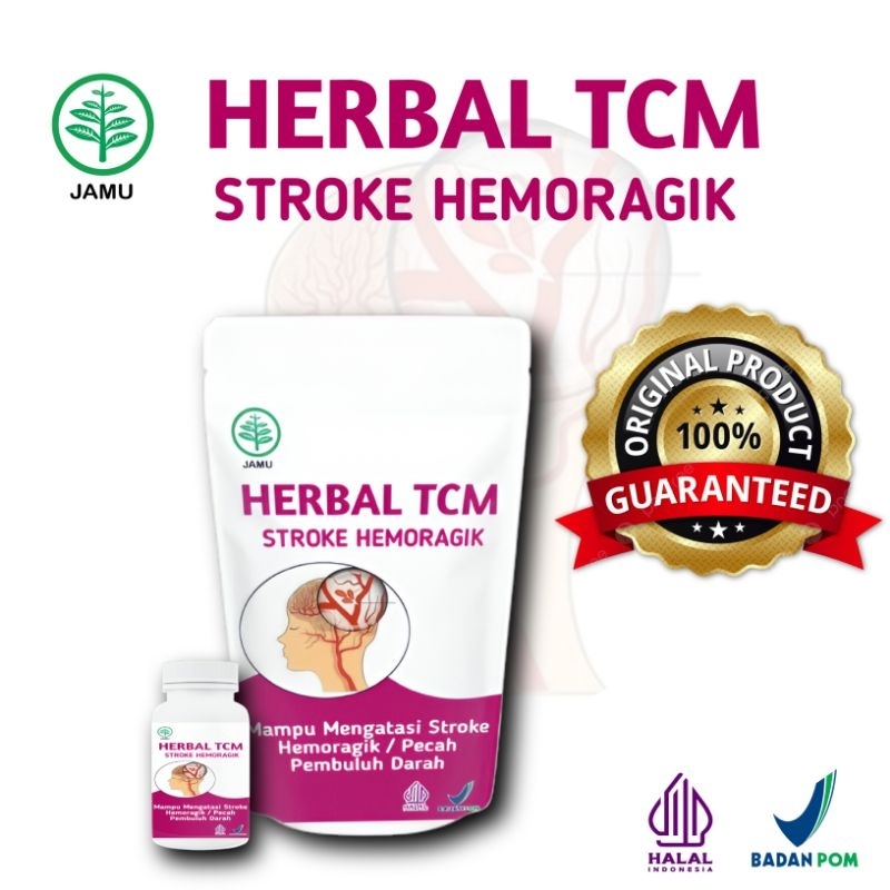 

TERBAIK!!! HERBAL TCM Paket Stroke Hemoragik ( Pecah Pembuluh Darah ) Original Halal BPOm