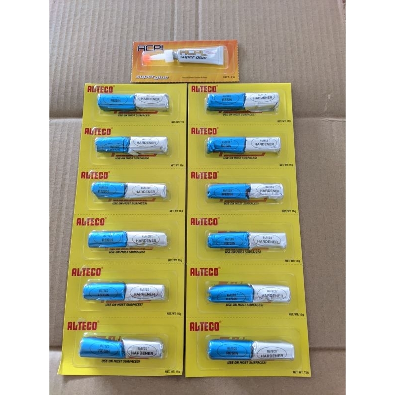 

1 lusin lem epo putty epoputty 15gr (12PCS) bonus lem ACPL