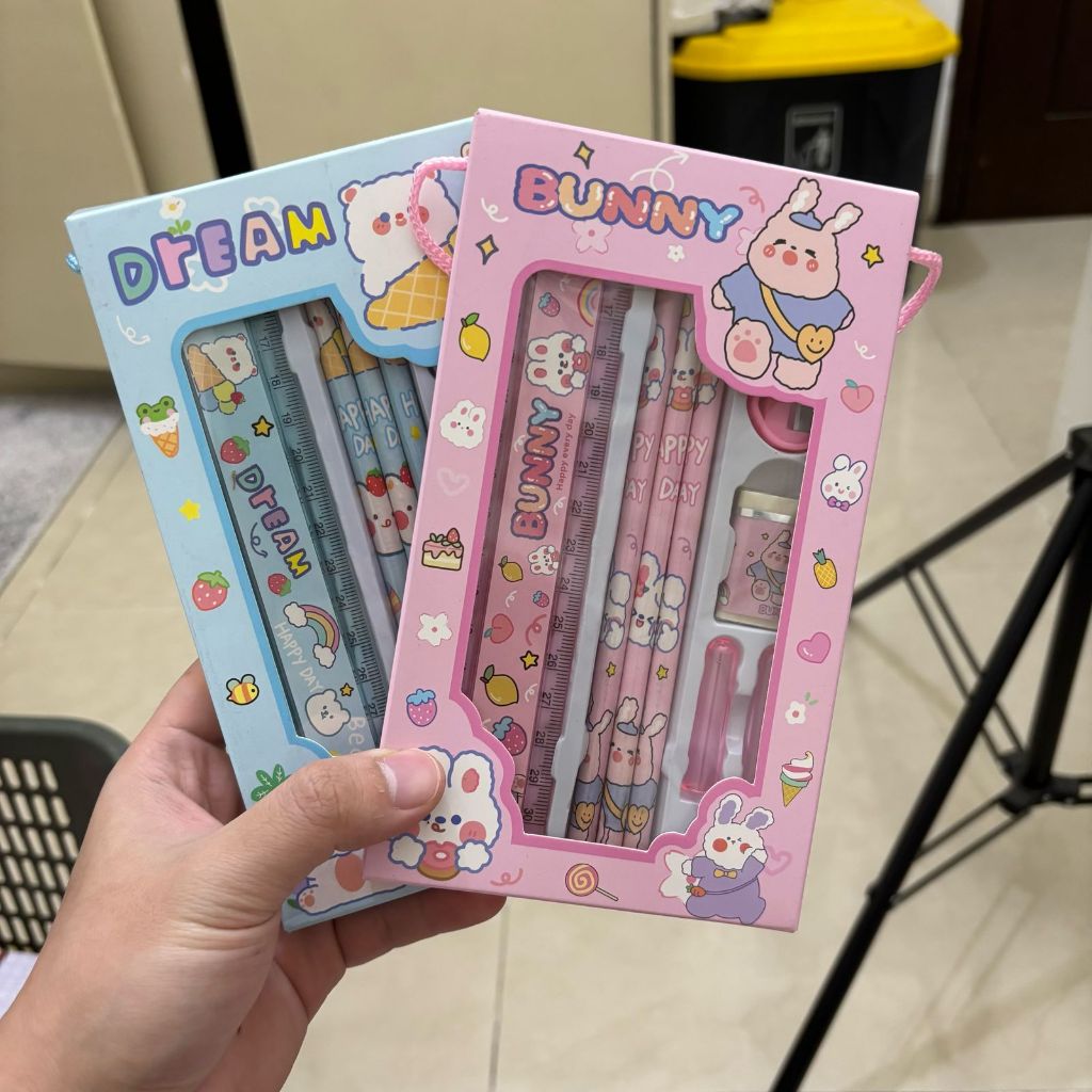 

ATK Set isi 2 Blue Pink Bunny